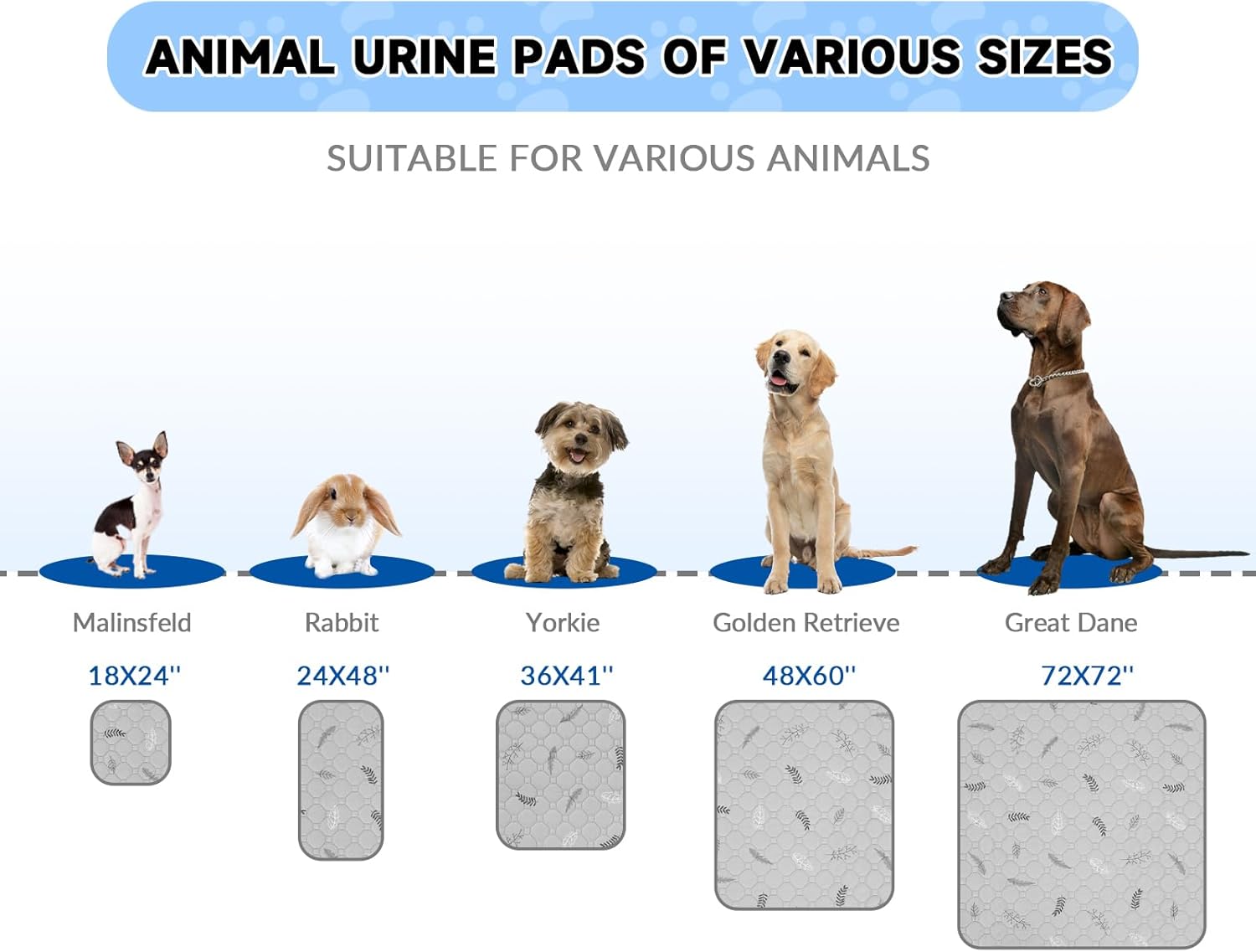 Reusable Dog Pee Pads (2 Pack) - Image 2