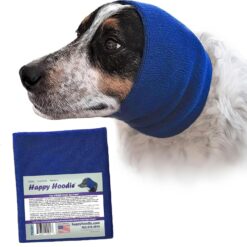 Happy Hoodie – The Original Dog & Cat Calming Band (Large, Blue)