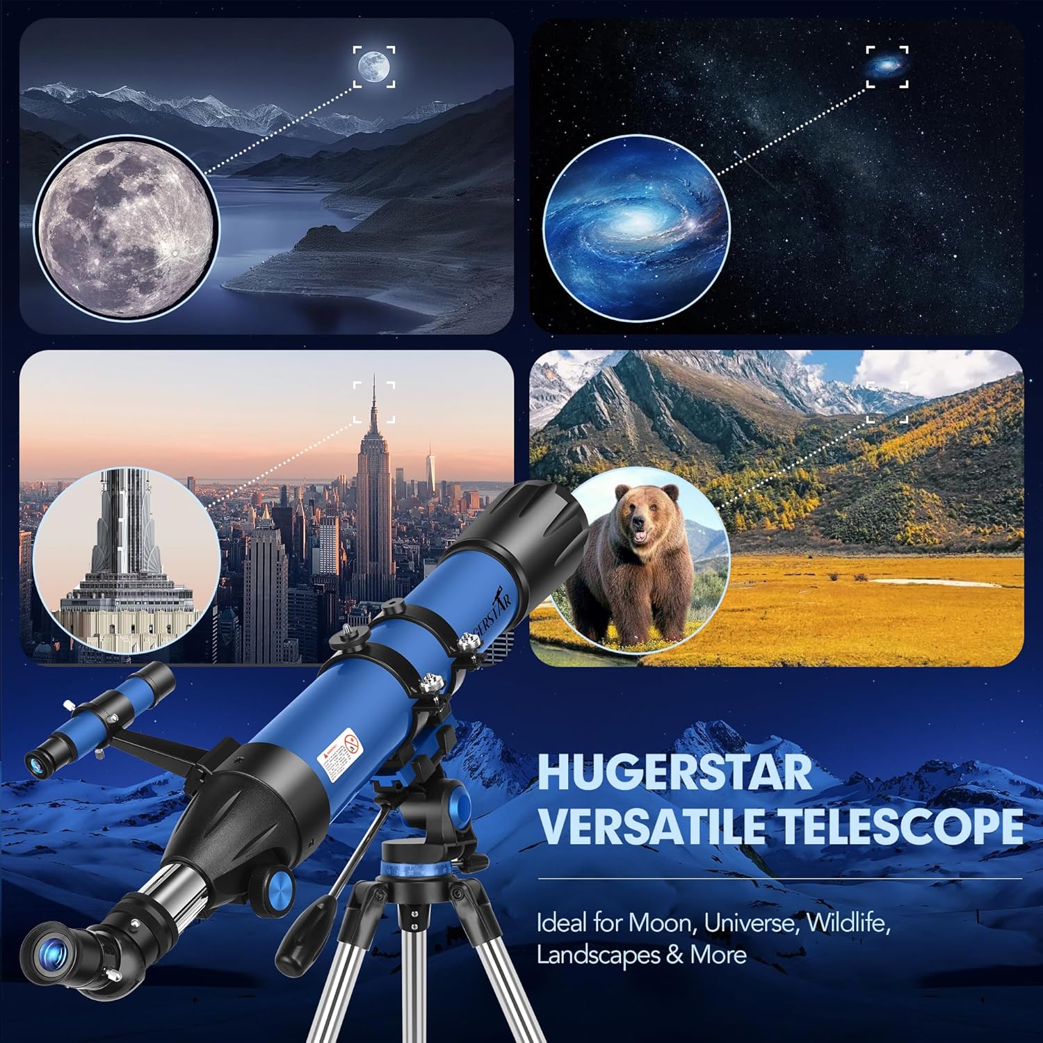 90mm Refractor Telescope - Image 4