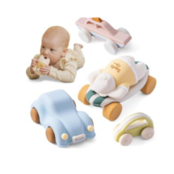 Moonkie Silicone Toy Cars 5-Pack