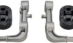 2Pcs Hanger Rubber Exhaust Bracket Muffler Support Assembly