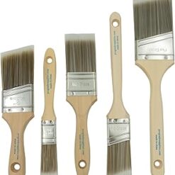 Pro Grade, Paint Brushes, 5-Piece, Paint Brush Set
