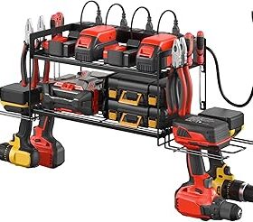 CCCEI Garage Tools Storage with Charging Station