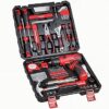 Tool Set - 8V Cordless Drill Set, 132 Piece Home Tool Set With Hand Drill