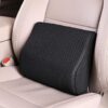 Car Lumbar Support Pillow Memory Foam Vehicle Seat Lower Back Support